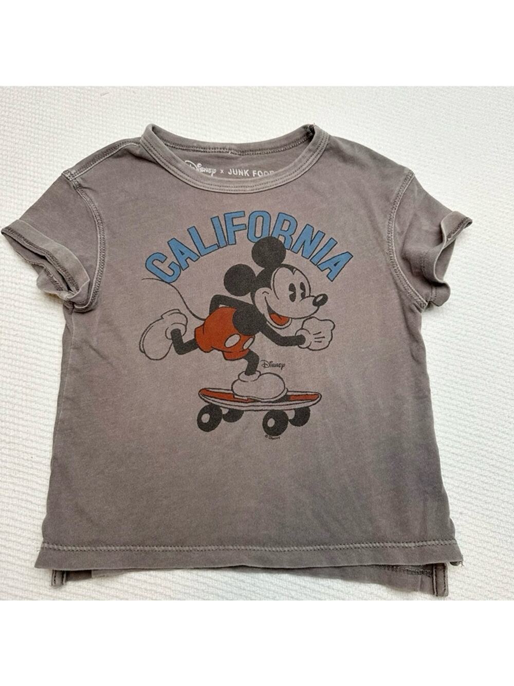 Disney x Junk Food MICKEY California Tshirt Top 12 months